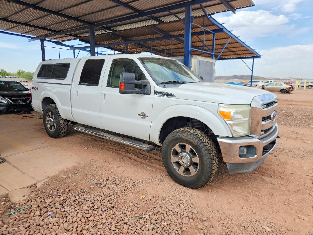 2011 Ford F250 Super Duty White vin: 1FT7W2BT1BEC57643