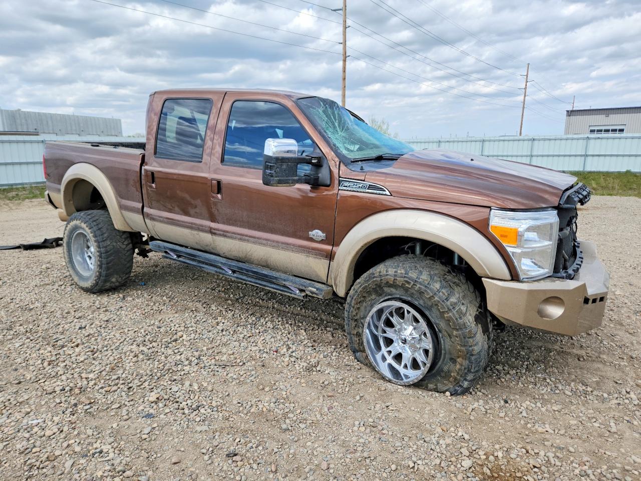 2012 Ford F250 Super Duty Brown vin: 1FT7W2BT1CEA21530