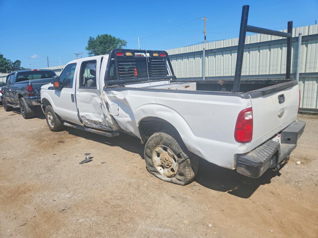 2012 Ford F250 Super Duty White vin: 1FT7W2BT1CEA71201