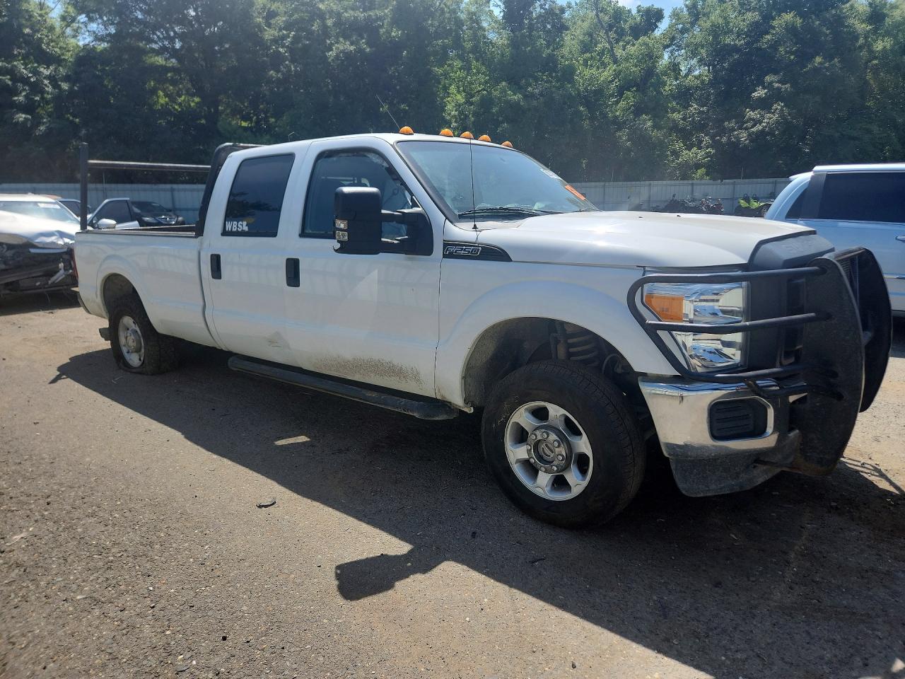 2012 Ford F250 Super Duty White vin: 1FT7W2BT1CEA71201