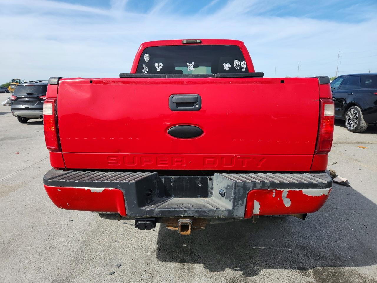2012 Ford F250 Super Duty Red vin: 1FT7W2BT1CEB39237