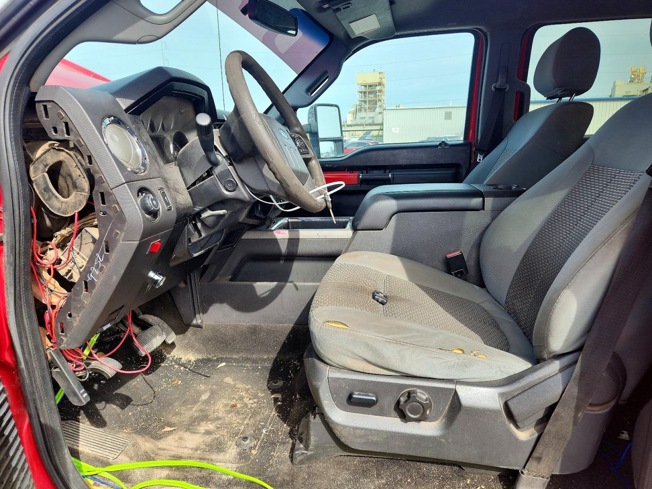 2012 Ford F250 Super Duty Red vin: 1FT7W2BT1CEB39237