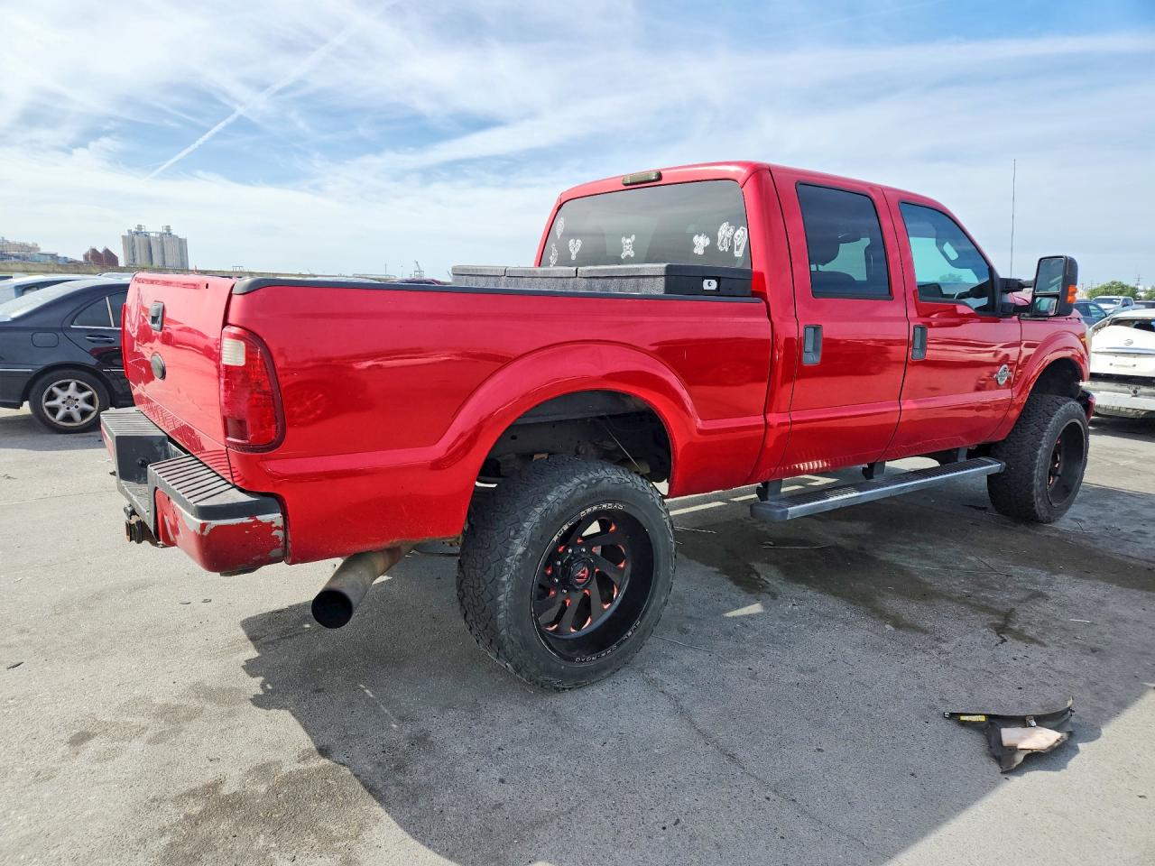 2012 Ford F250 Super Duty Red vin: 1FT7W2BT1CEB39237