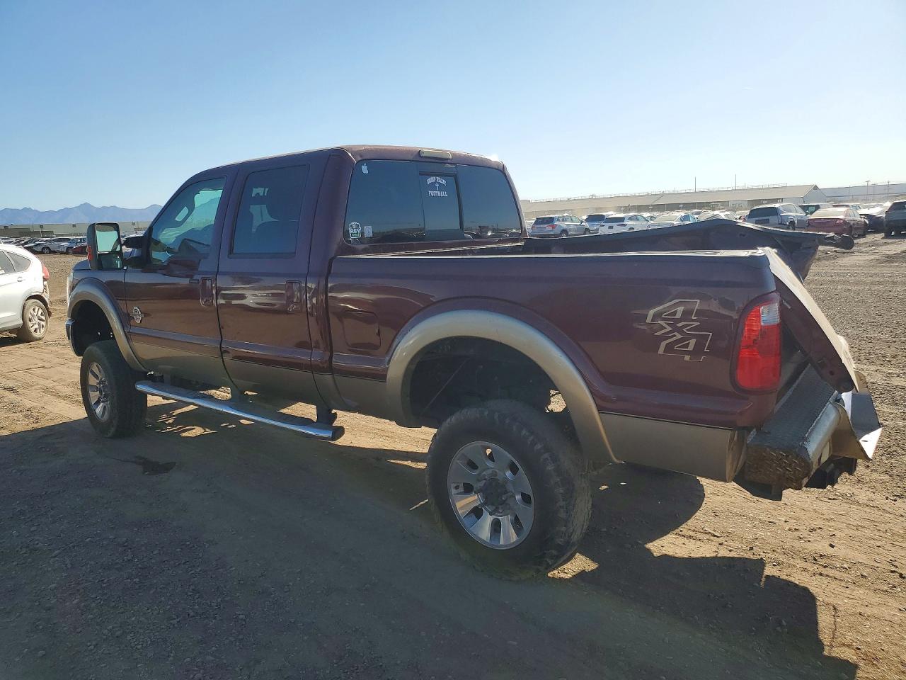 2012 Ford F250 Super Duty Бордовый vin: 1FT7W2BT1CEC38110