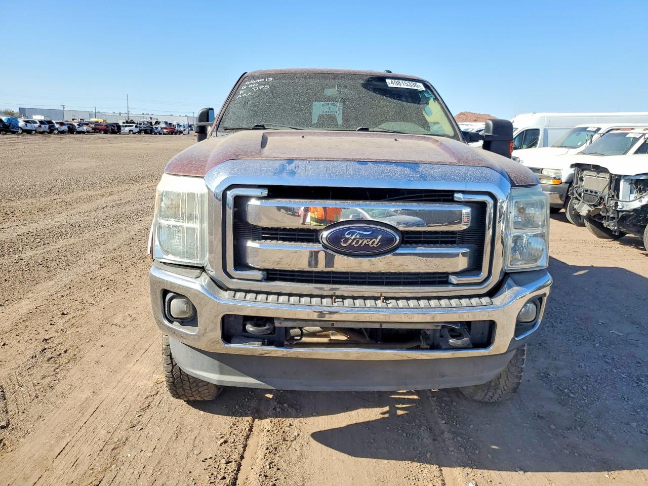 2012 Ford F250 Super Duty Бордовый vin: 1FT7W2BT1CEC38110