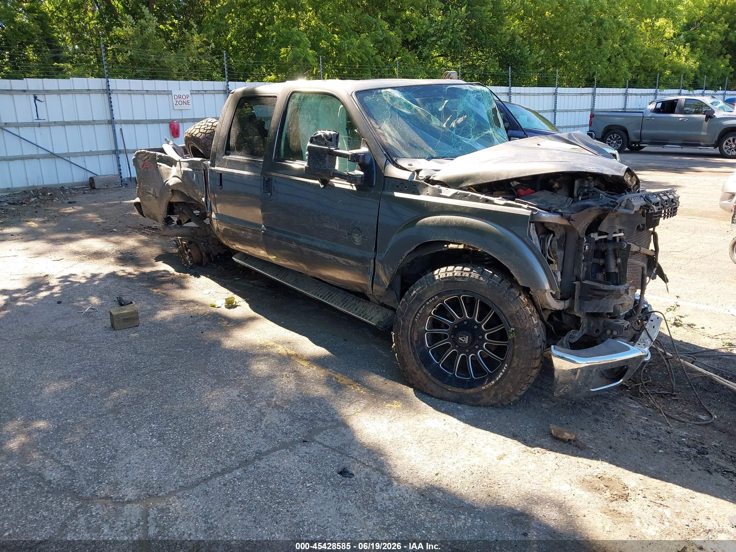 2012 Ford F-250 King Ranch/lariat/xl/xlt Gray vin: 1FT7W2BT1CEC40486