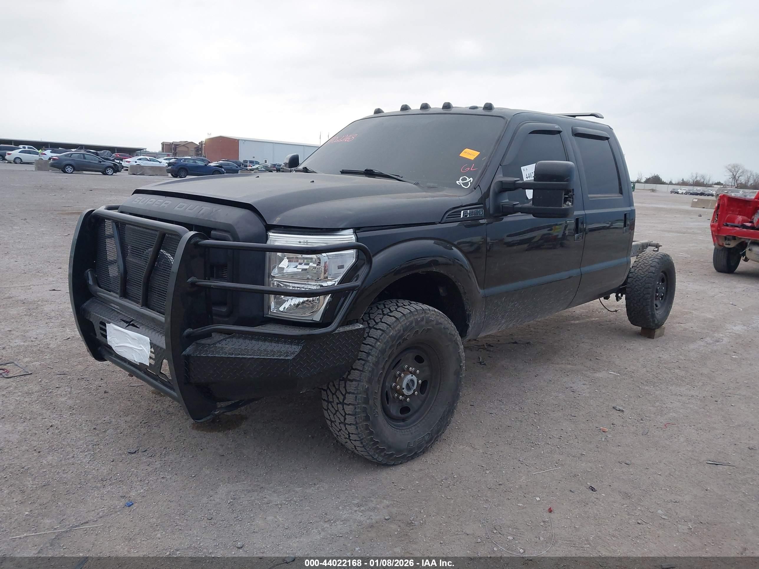 2013 Ford F-250 Lariat Черный vin: 1FT7W2BT1DEA55727
