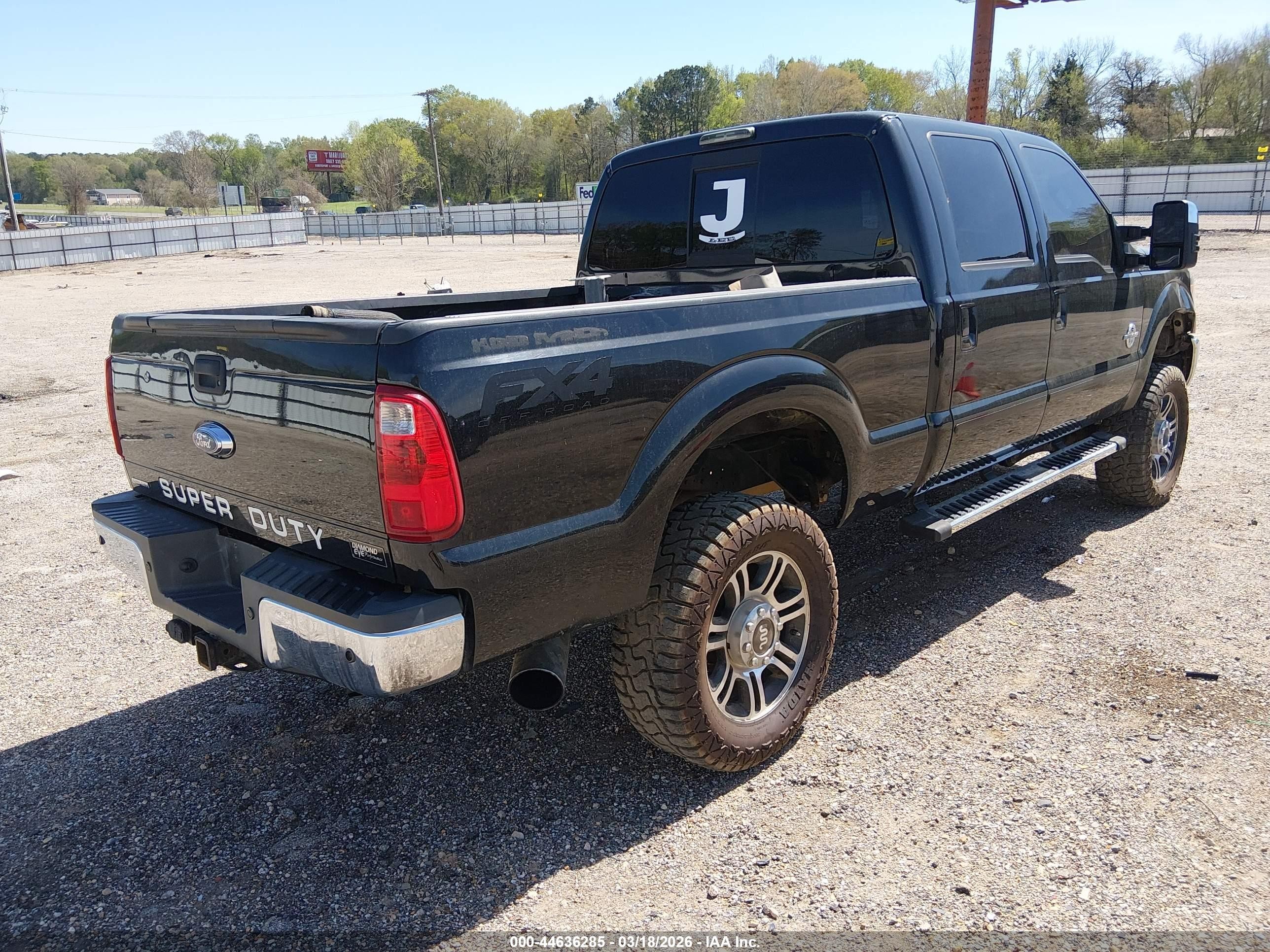 2013 Ford F-250 Lariat Black vin: 1FT7W2BT1DEA72785