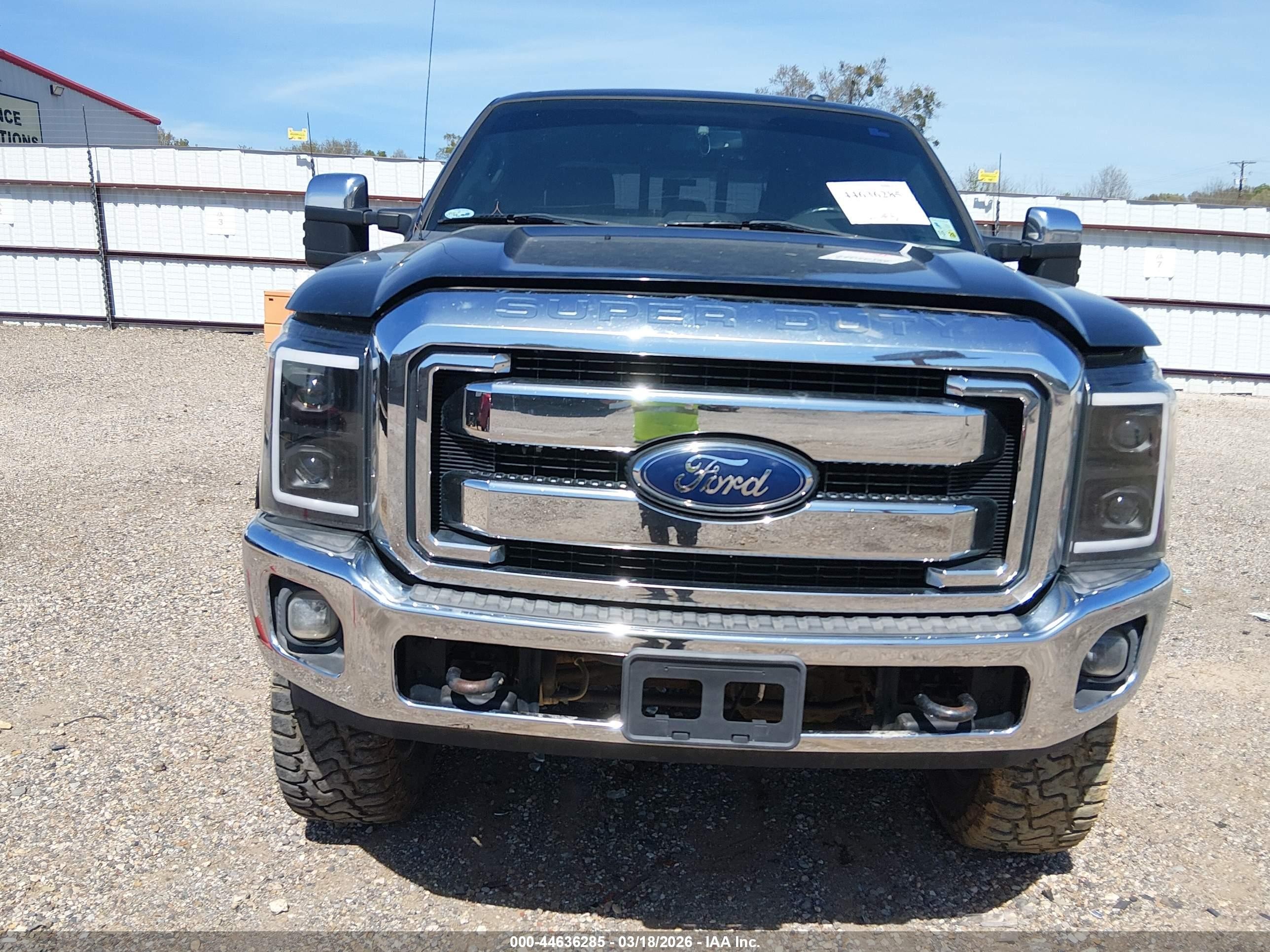 2013 Ford F-250 Lariat Black vin: 1FT7W2BT1DEA72785