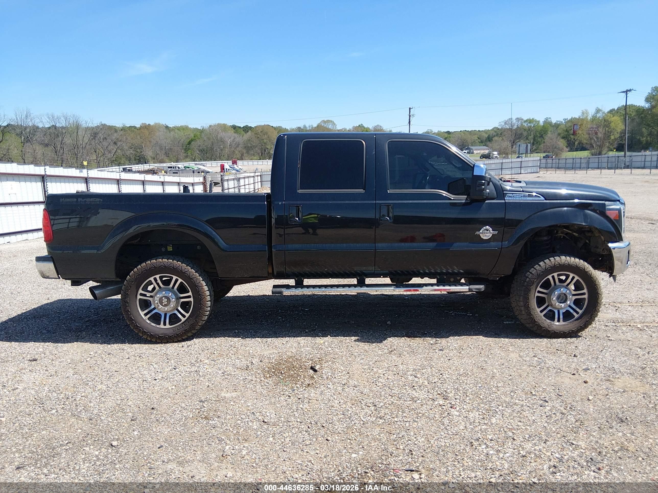 2013 Ford F-250 Lariat Black vin: 1FT7W2BT1DEA72785