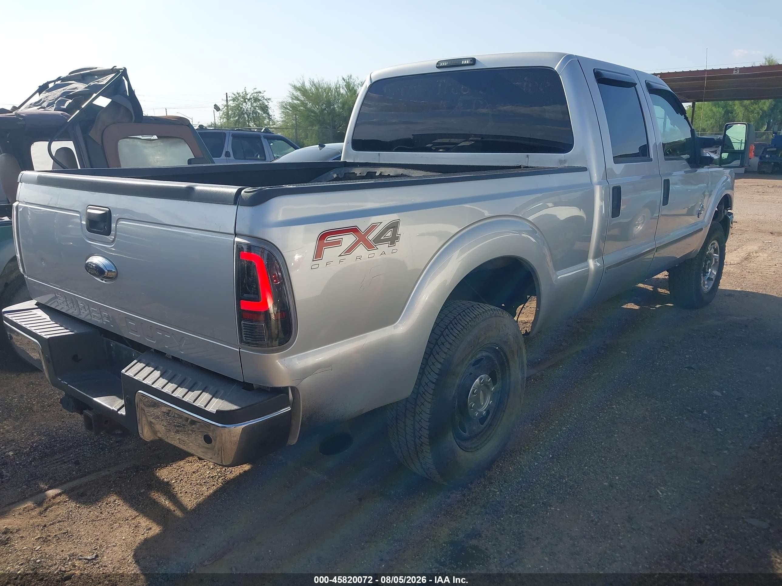 2013 Ford F-250 Xlt Silver vin: 1FT7W2BT1DEA89666