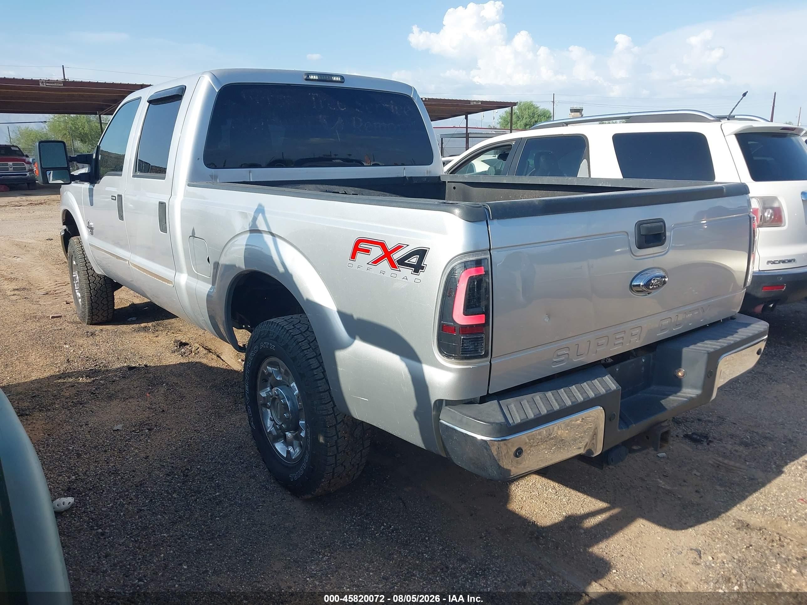 2013 Ford F-250 Xlt Silver vin: 1FT7W2BT1DEA89666