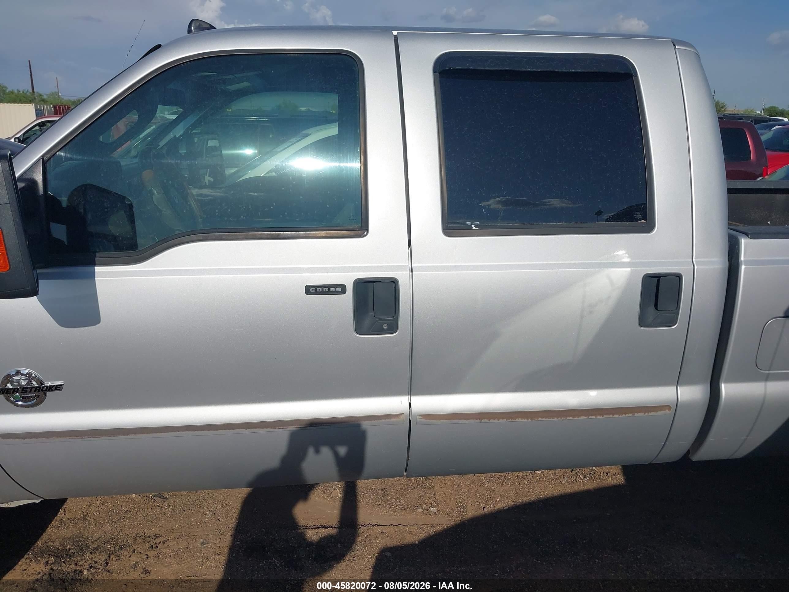 2013 Ford F-250 Xlt Silver vin: 1FT7W2BT1DEA89666