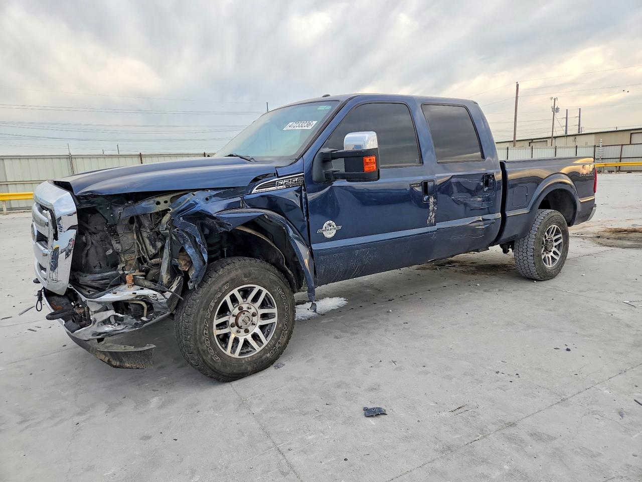 2013 Ford F250 Super Duty Blue vin: 1FT7W2BT1DEB08409