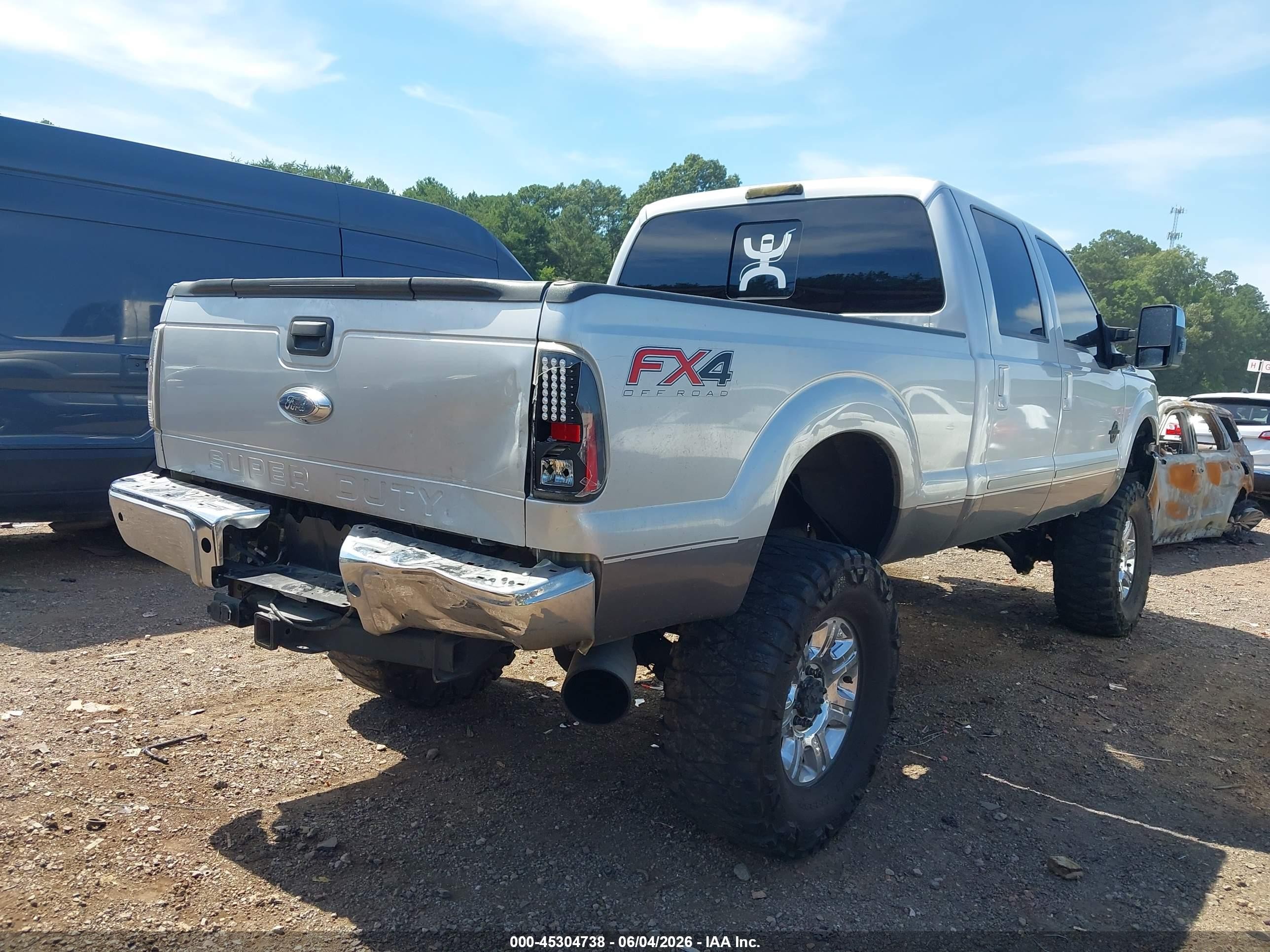 2014 Ford F-250 Lariat Silver vin: 1FT7W2BT1EEA01863