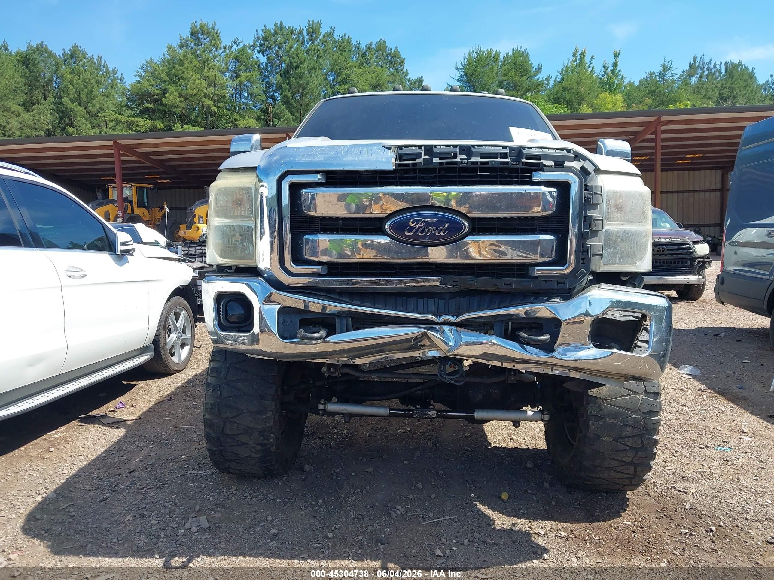 2014 Ford F-250 Lariat Silver vin: 1FT7W2BT1EEA01863