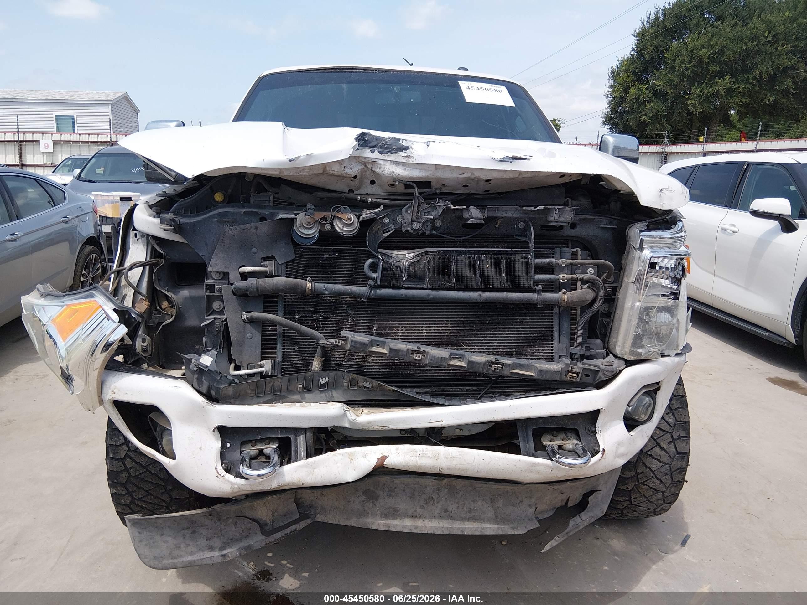 2014 Ford F-250 Lariat/xl/xlt White vin: 1FT7W2BT1EEA96814