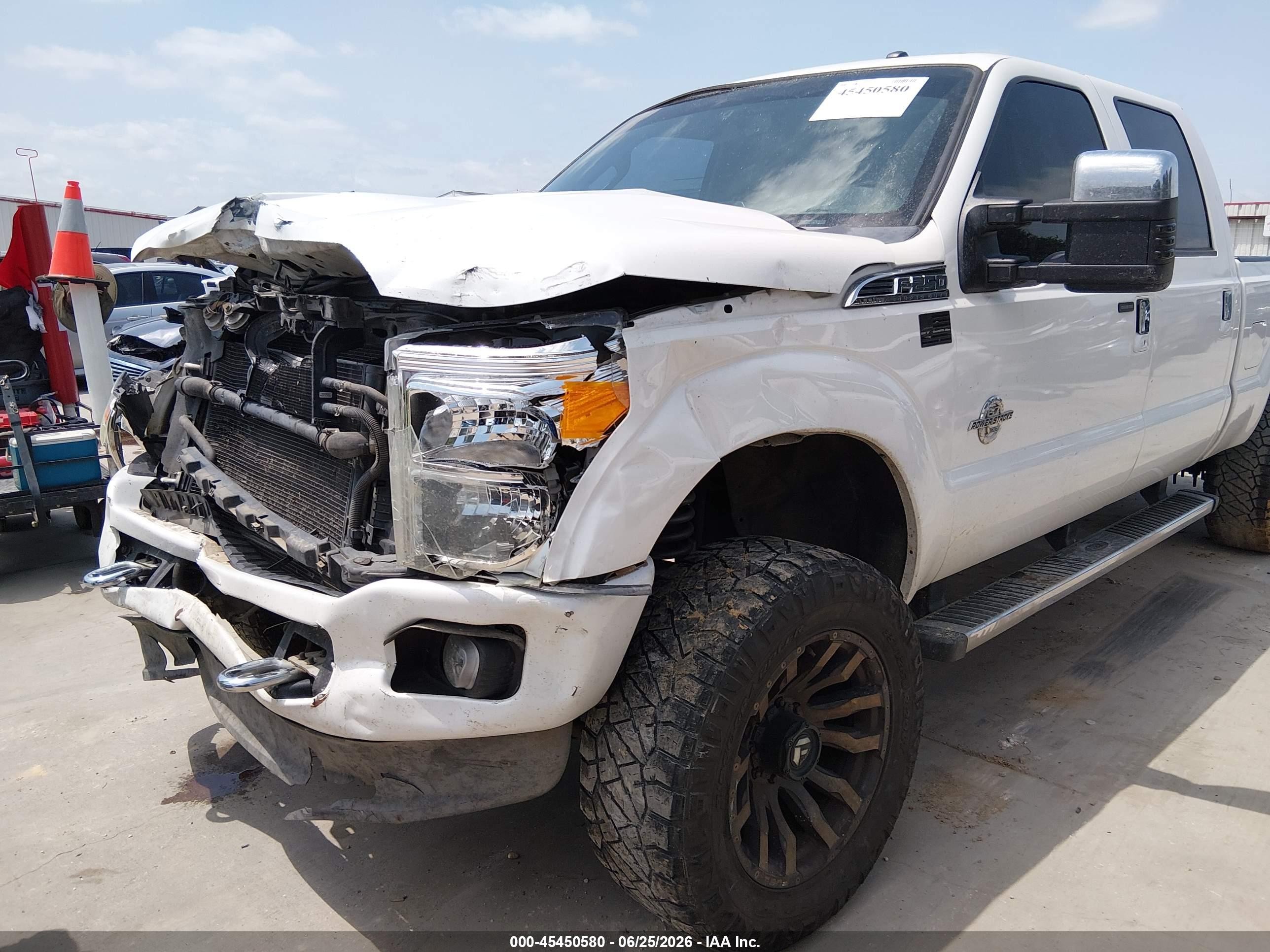 2014 Ford F-250 Lariat/xl/xlt White vin: 1FT7W2BT1EEA96814