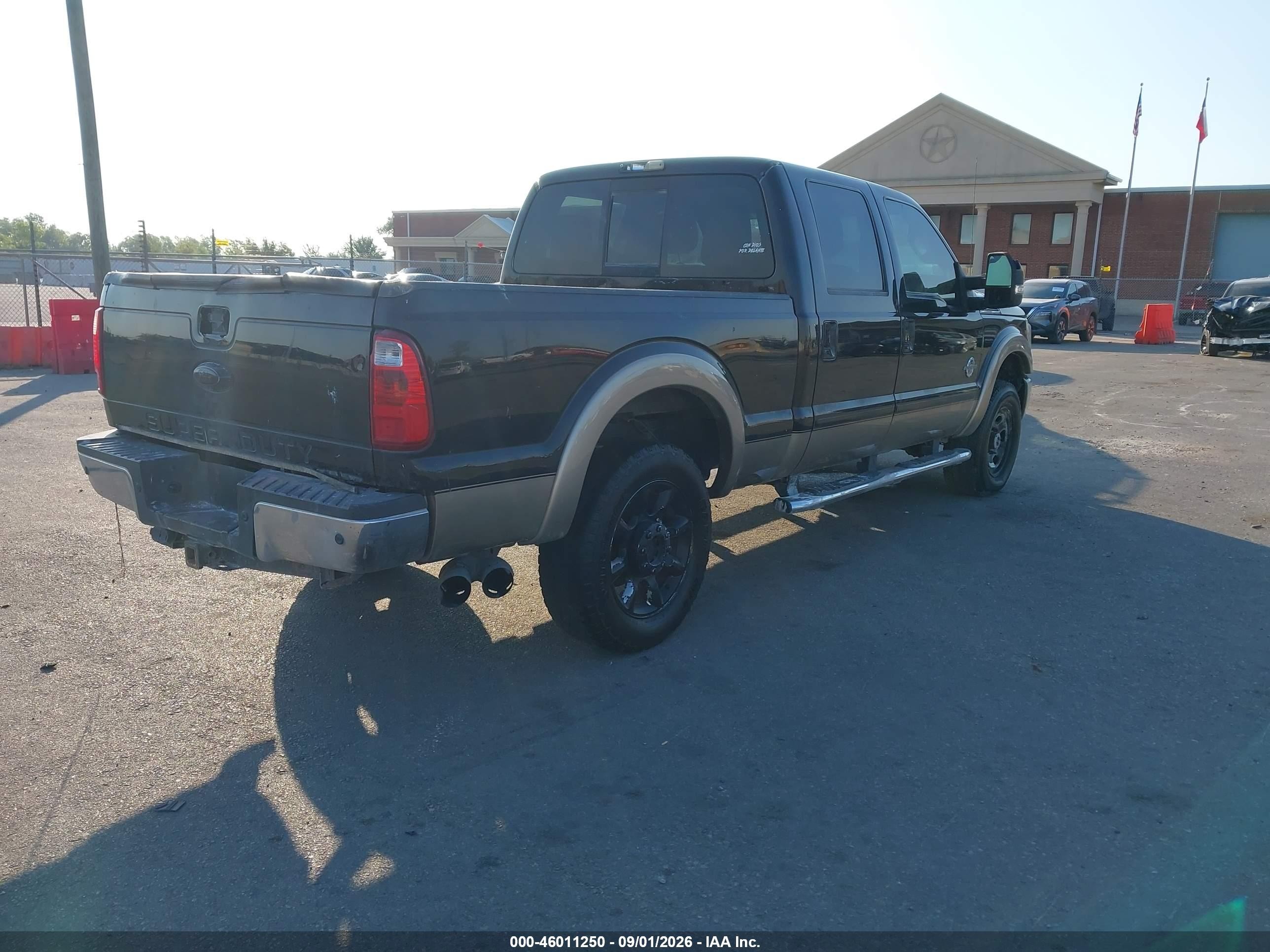 2014 Ford F-250 Lariat Brown vin: 1FT7W2BT1EEB11571