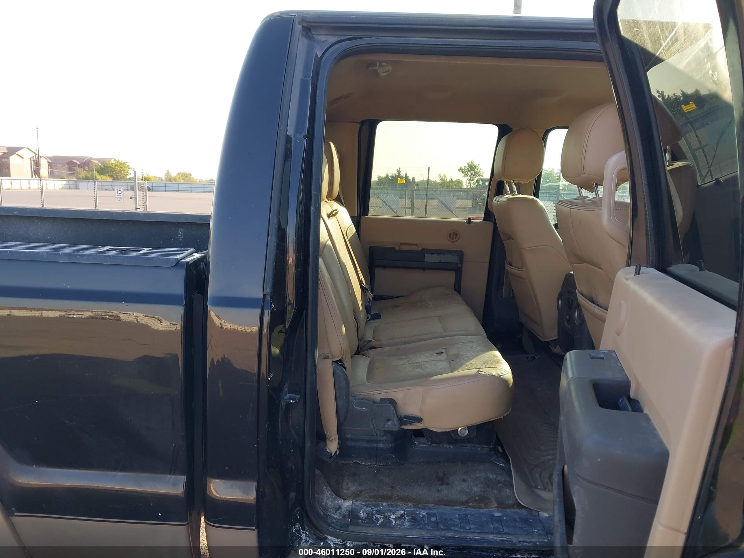 2014 Ford F-250 Lariat Brown vin: 1FT7W2BT1EEB11571