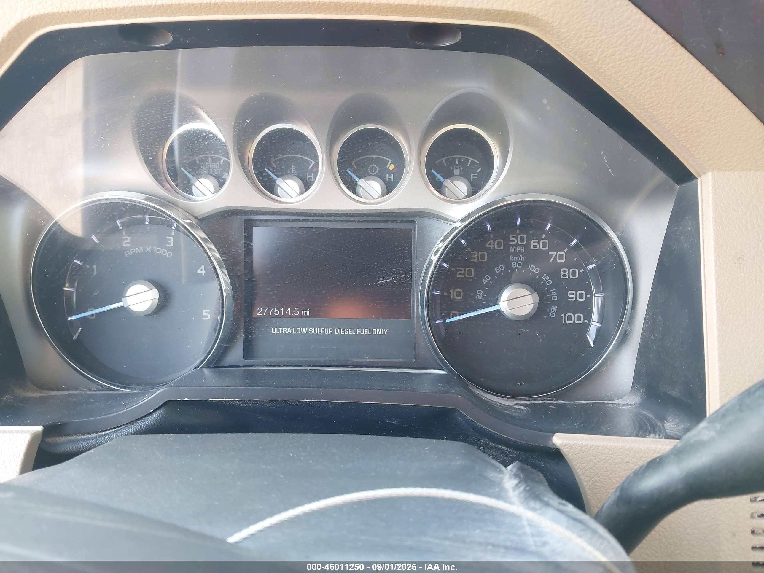 2014 Ford F-250 Lariat Brown vin: 1FT7W2BT1EEB11571