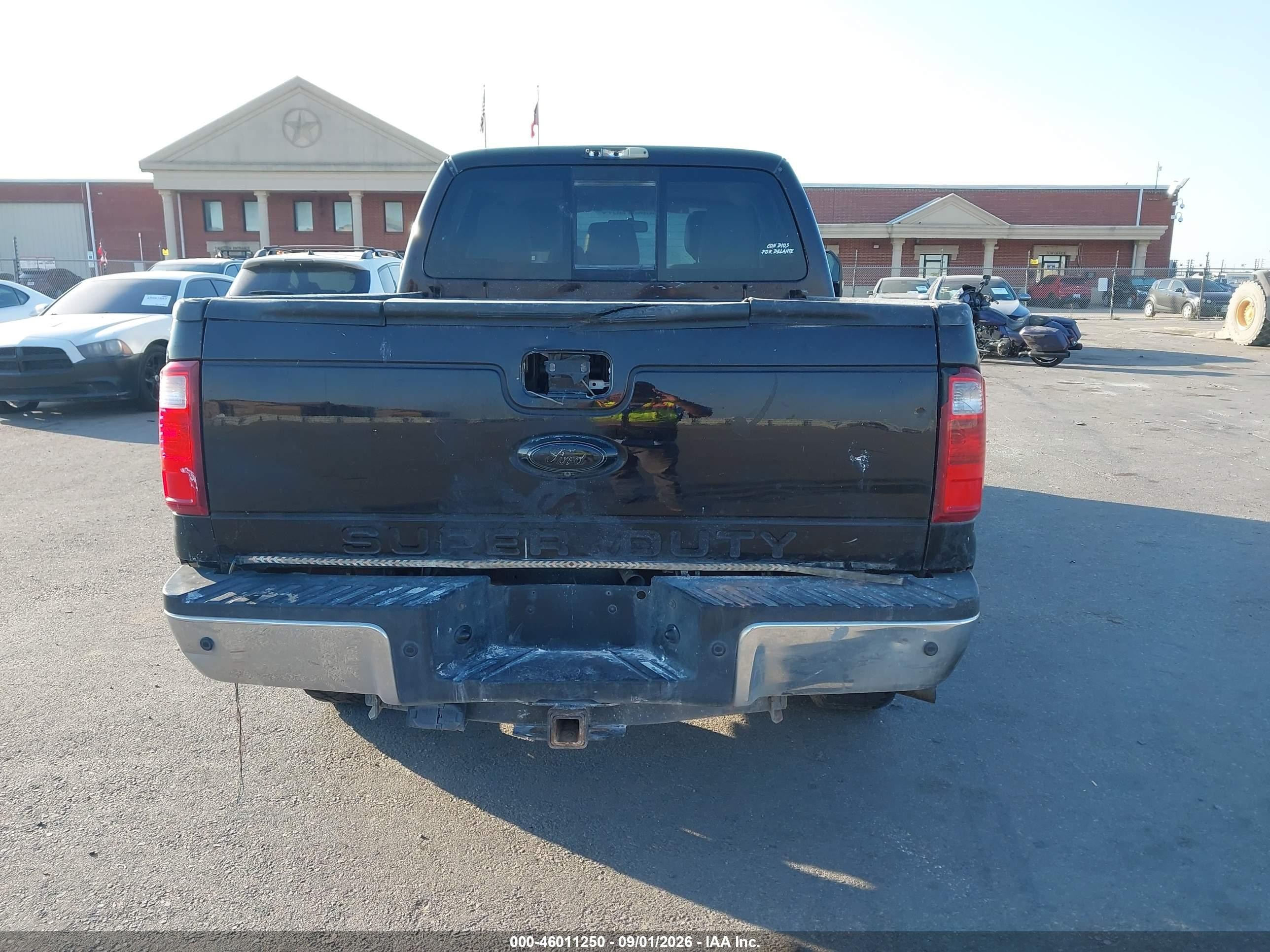 2014 Ford F-250 Lariat Brown vin: 1FT7W2BT1EEB11571
