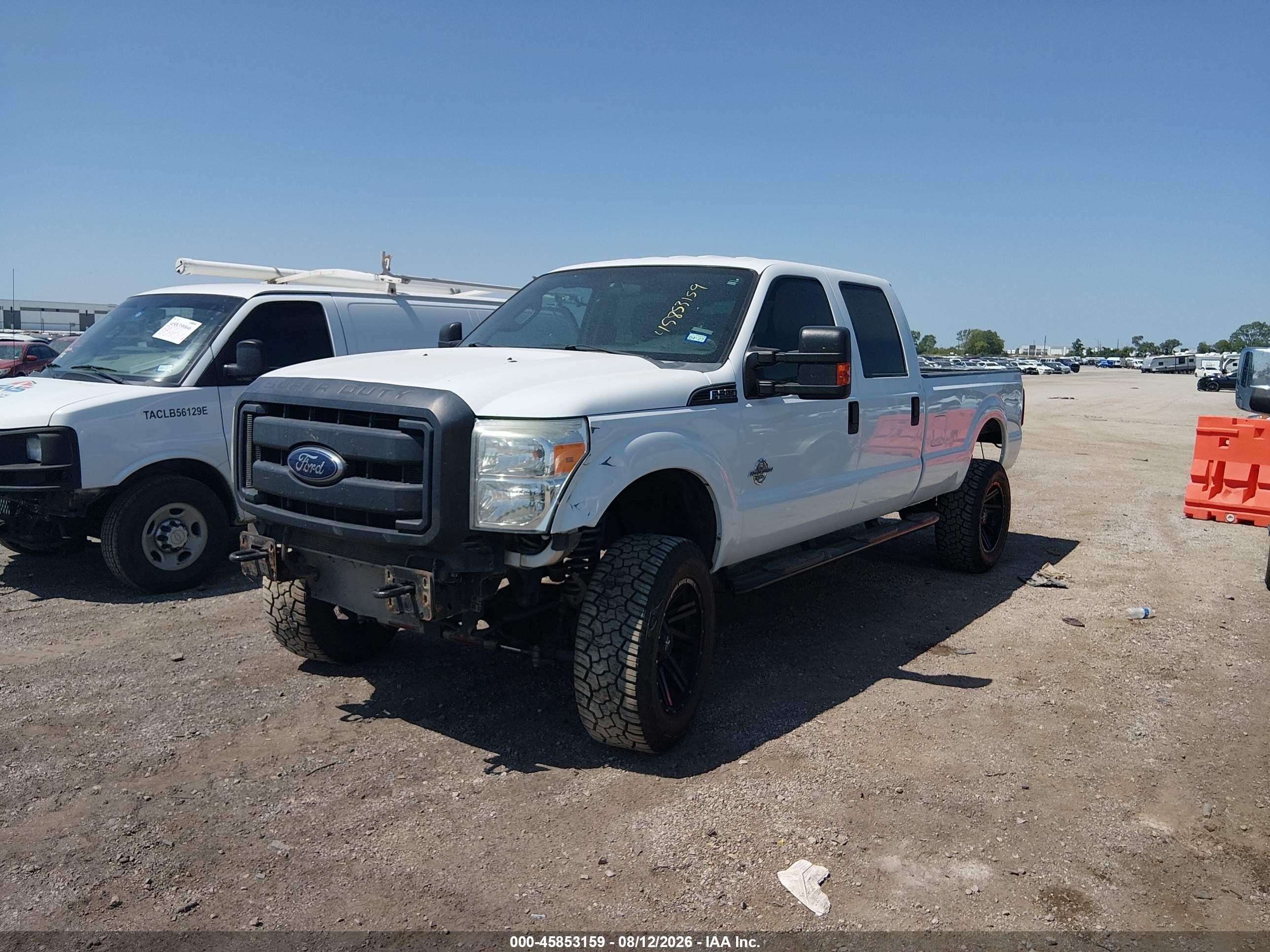 2014 Ford F-250 Xl White vin: 1FT7W2BT1EEB33196