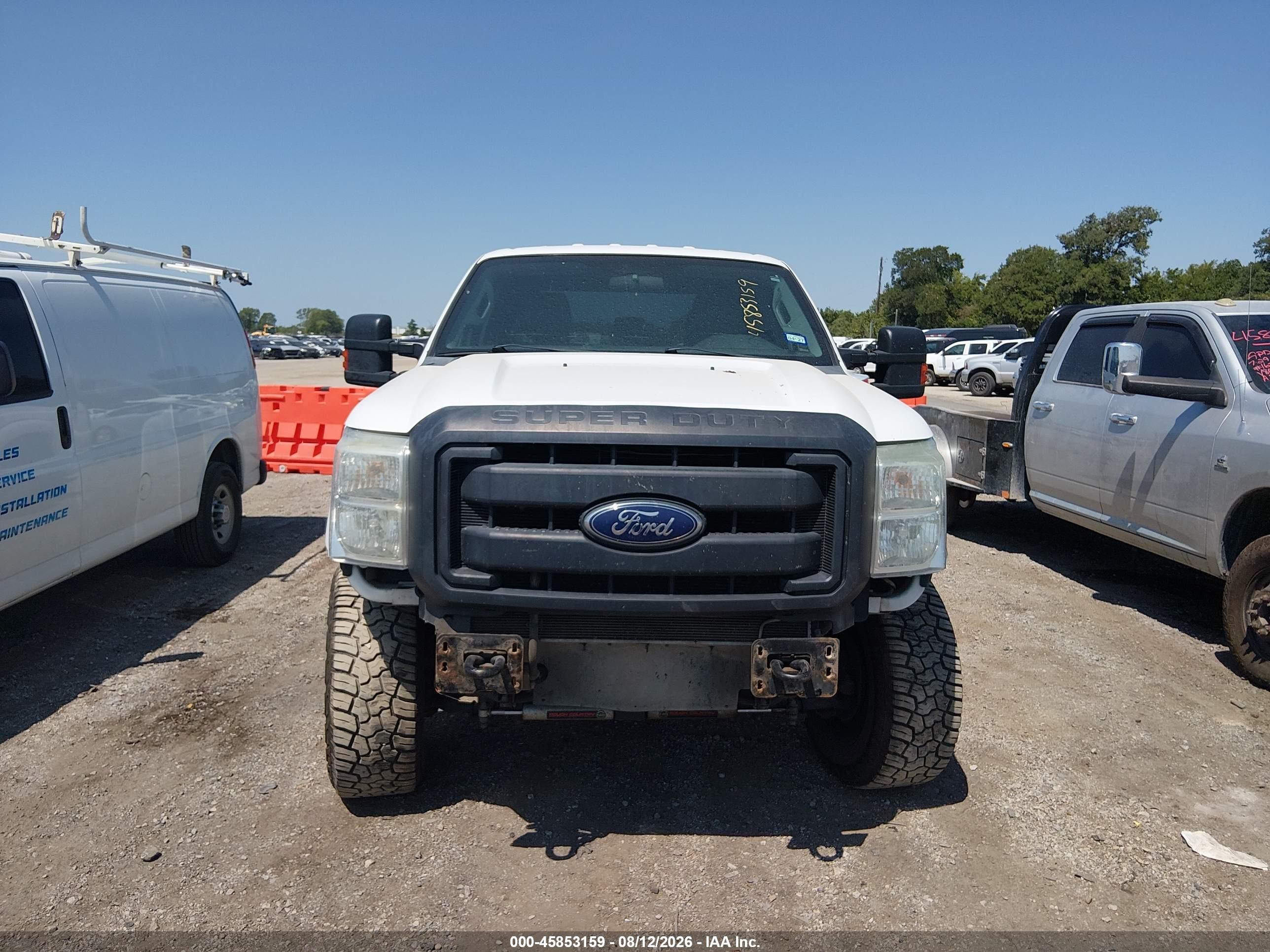2014 Ford F-250 Xl White vin: 1FT7W2BT1EEB33196