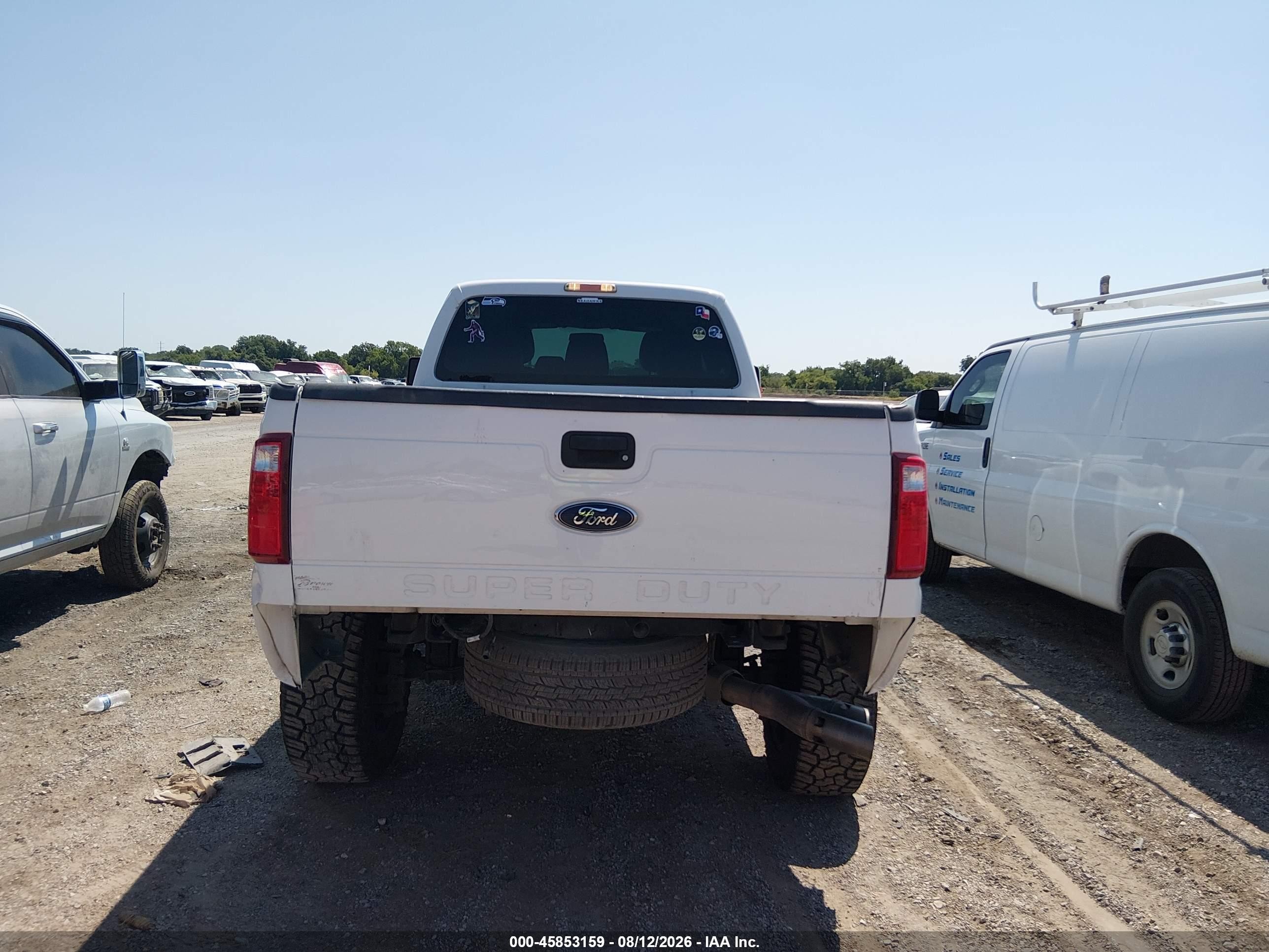 2014 Ford F-250 Xl White vin: 1FT7W2BT1EEB33196