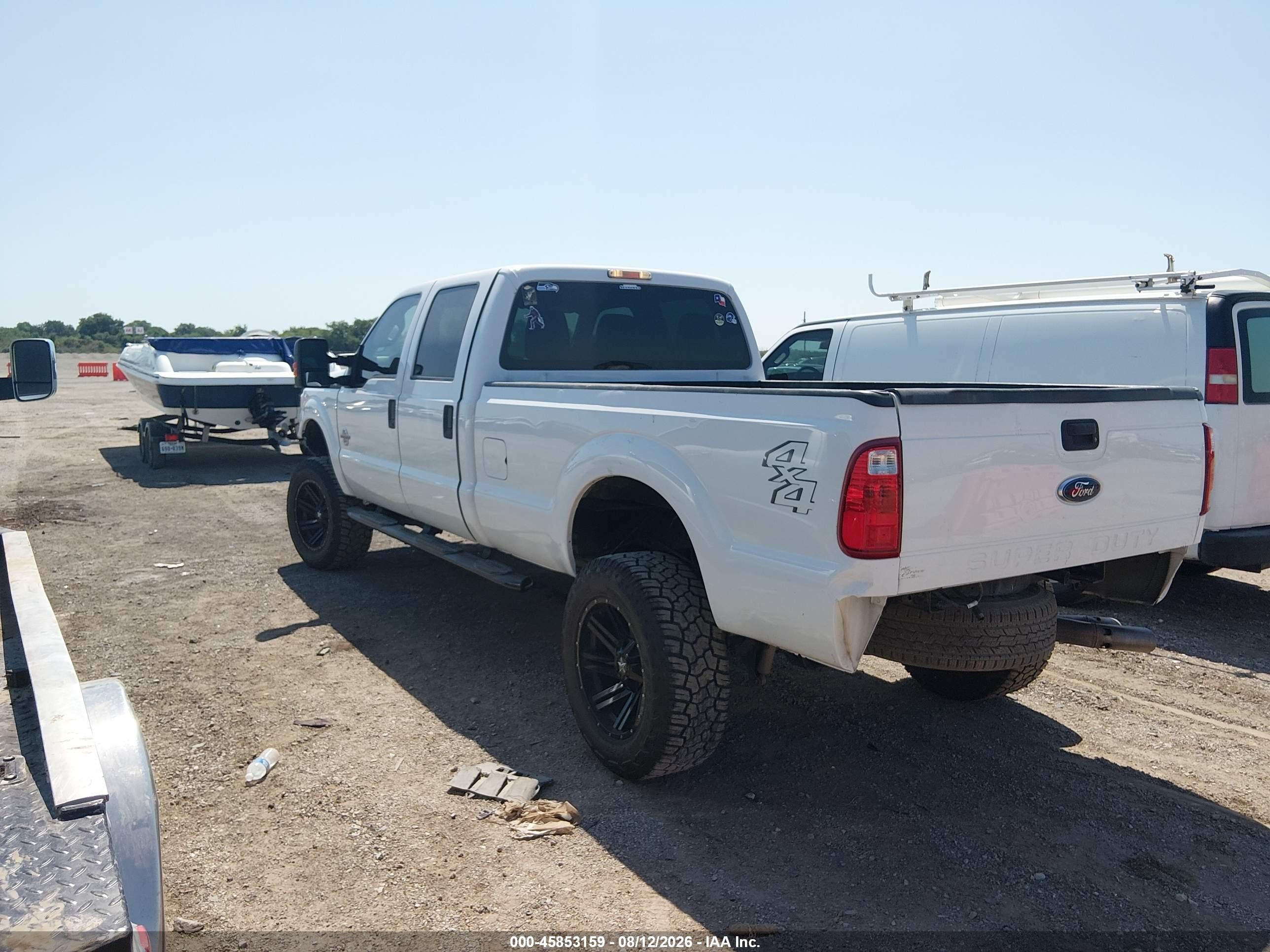 2014 Ford F-250 Xl White vin: 1FT7W2BT1EEB33196