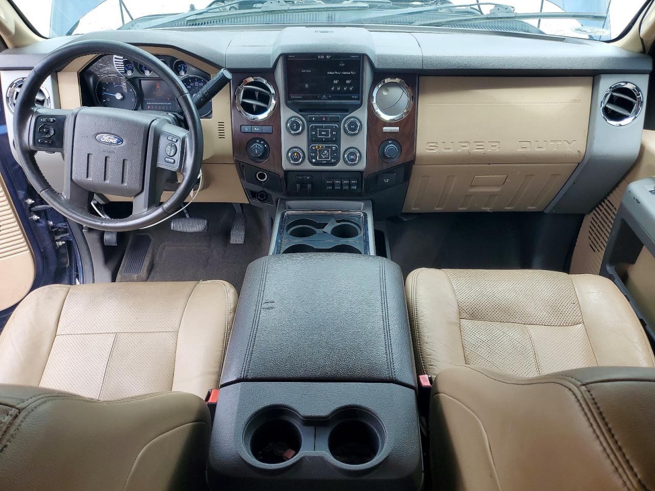 2014 Ford F250 Super Duty Синий vin: 1FT7W2BT1EEB60883