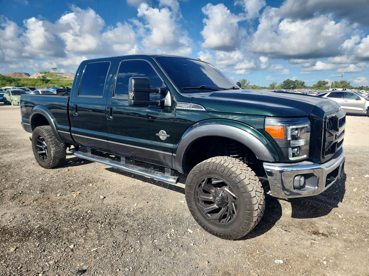 2015 Ford F250 Super Duty Green vin: 1FT7W2BT1FEA31477