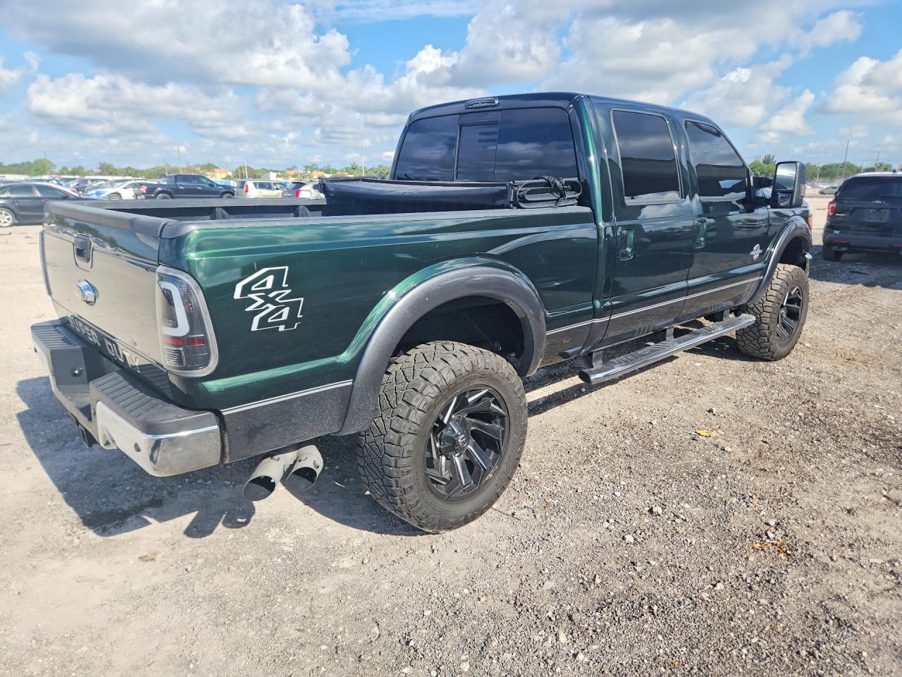 2015 Ford F250 Super Duty Green vin: 1FT7W2BT1FEA31477