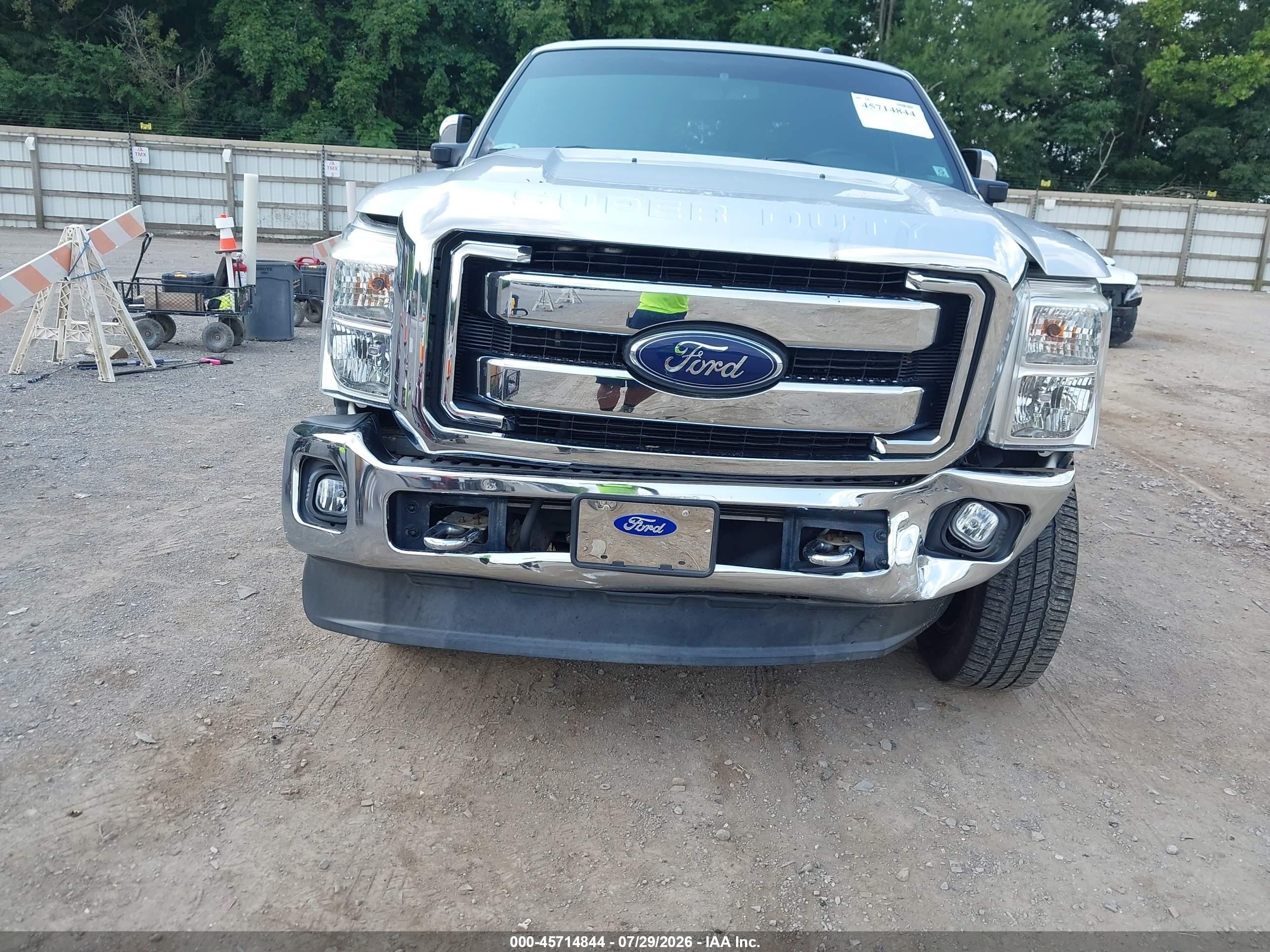 2015 Ford F-250 Lariat Серебряный vin: 1FT7W2BT1FEA67539