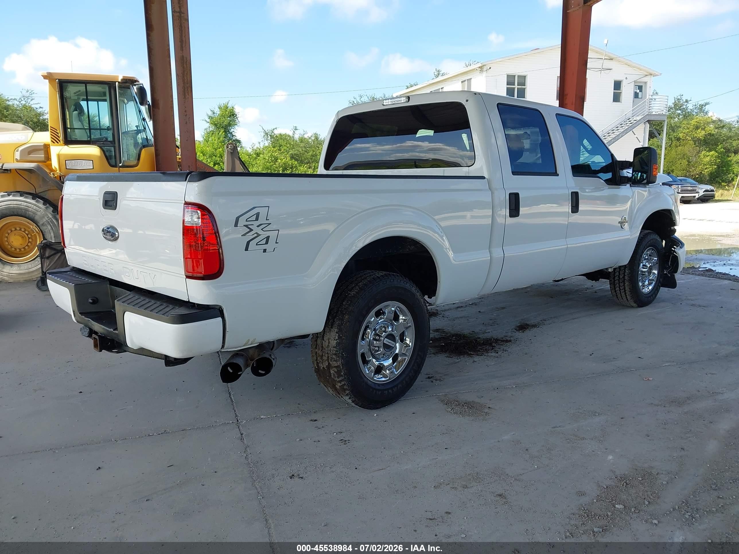 2015 Ford F-250 Lariat/xl/xlt Белый vin: 1FT7W2BT1FEB35919