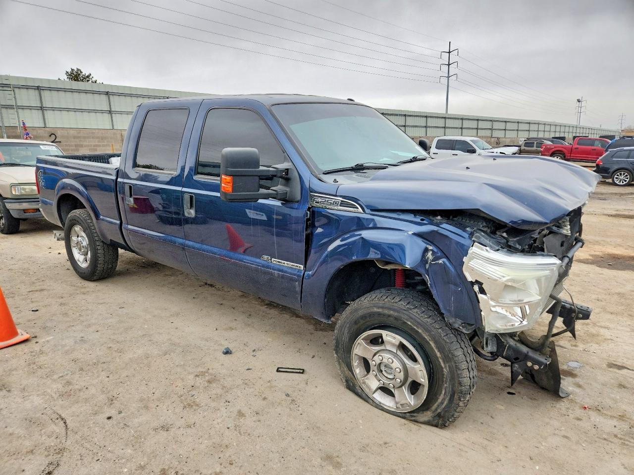 2015 Ford F250 Super Duty Blue vin: 1FT7W2BT1FEB52770