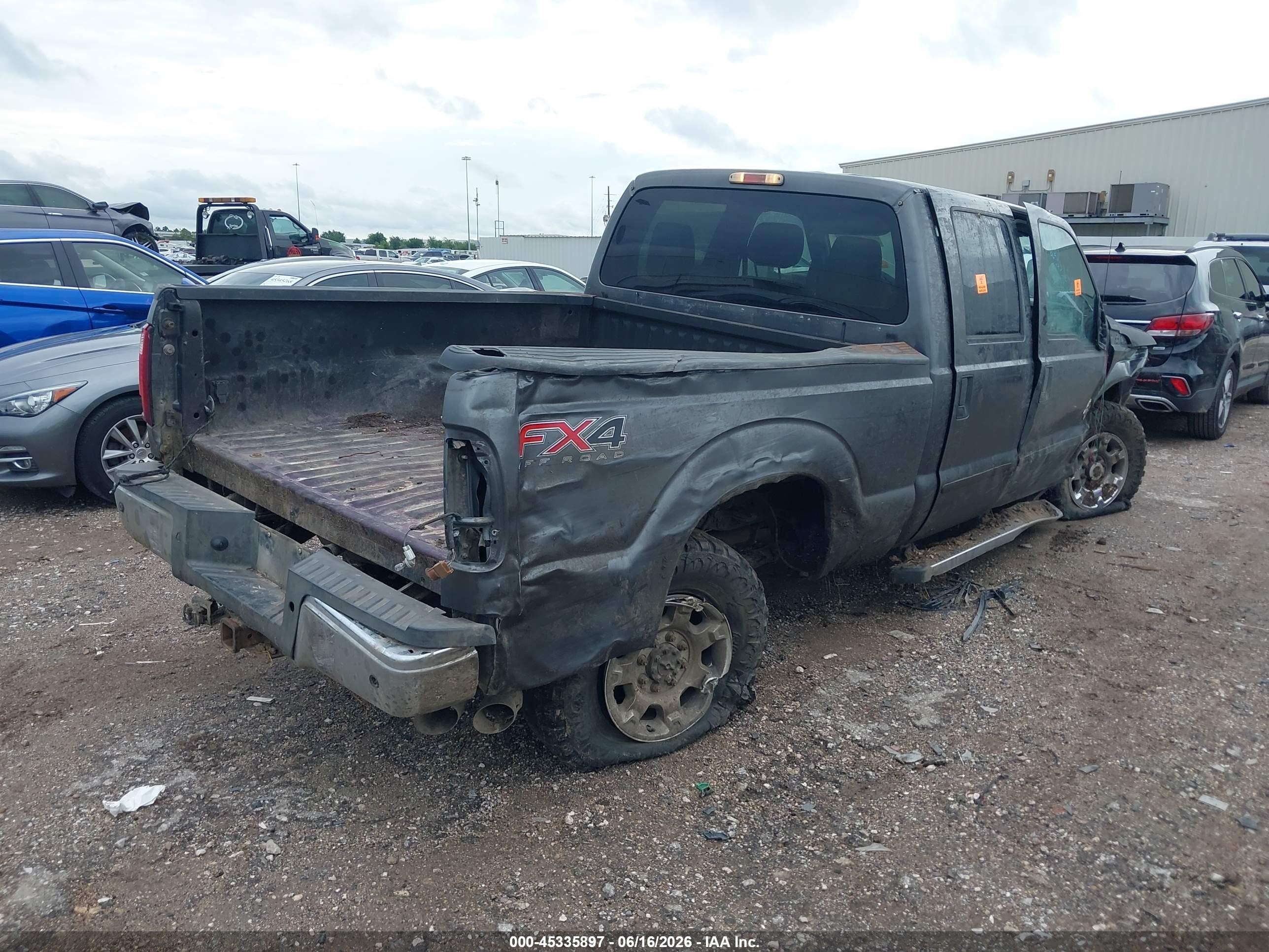 2015 Ford F-250 Xlt Gray vin: 1FT7W2BT1FEC10411
