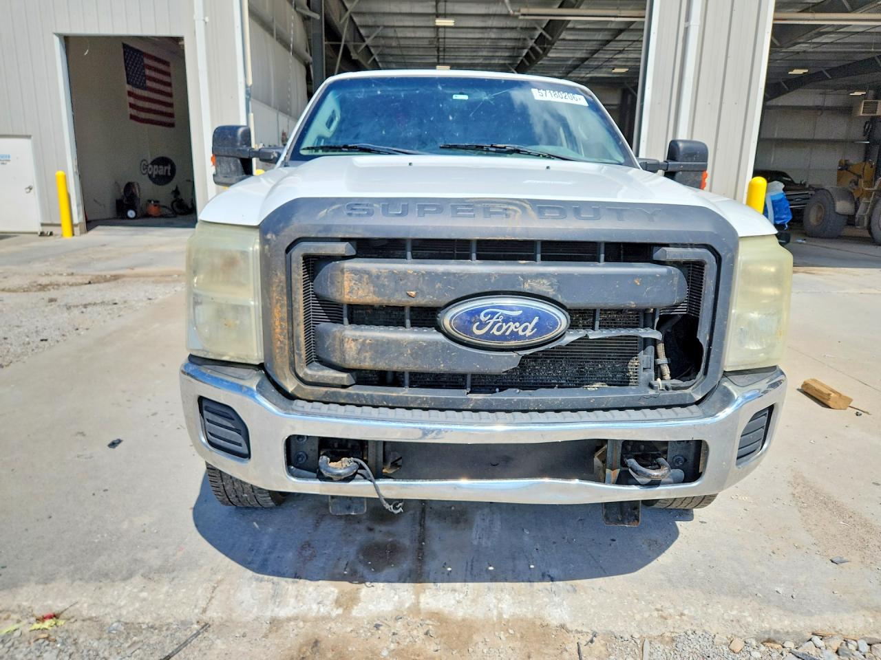 2015 Ford F250 Super Duty White vin: 1FT7W2BT1FEC54943