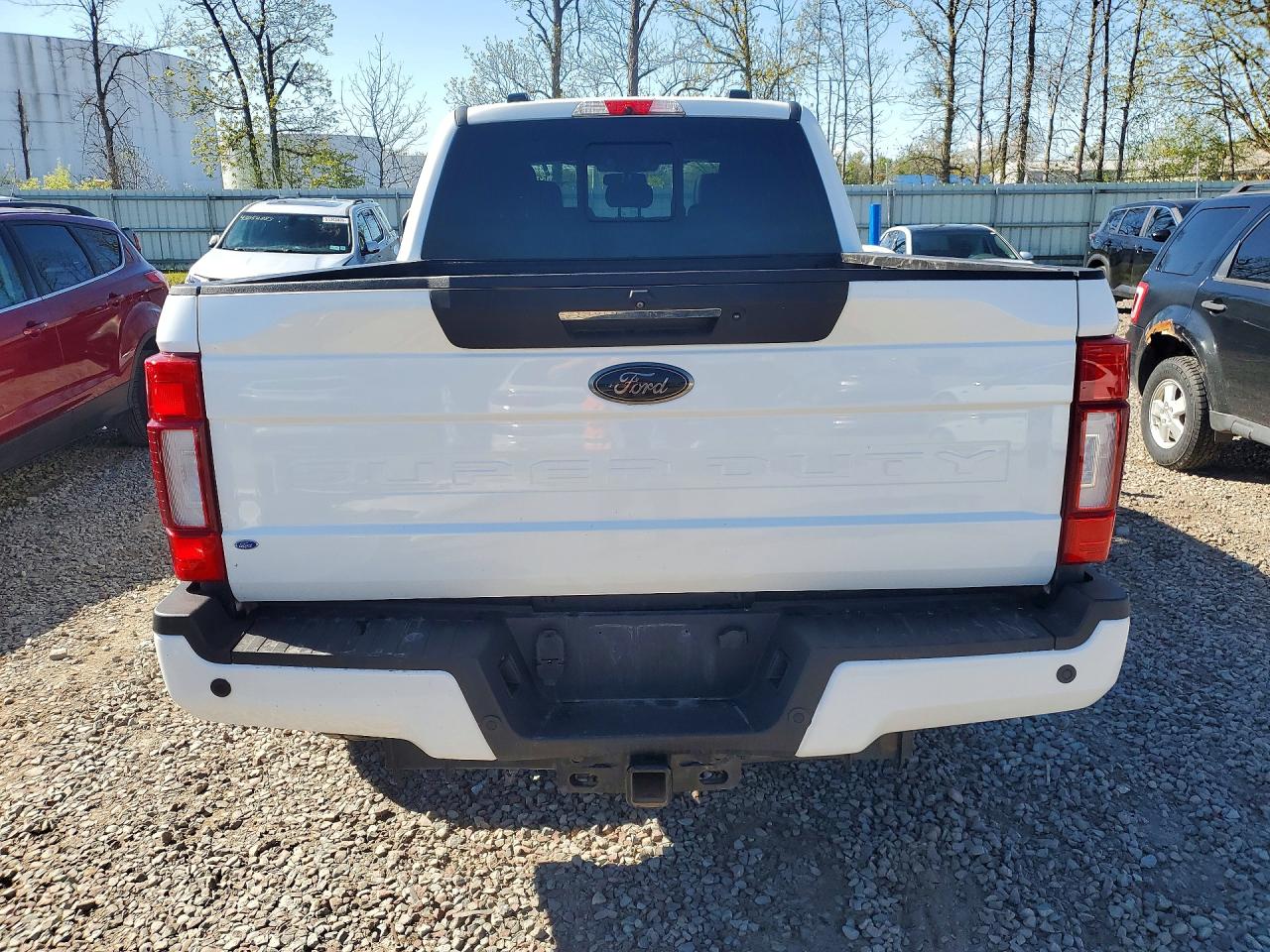 2022 Ford F250 Super Duty White vin: 1FT7W2BT1NEE98767
