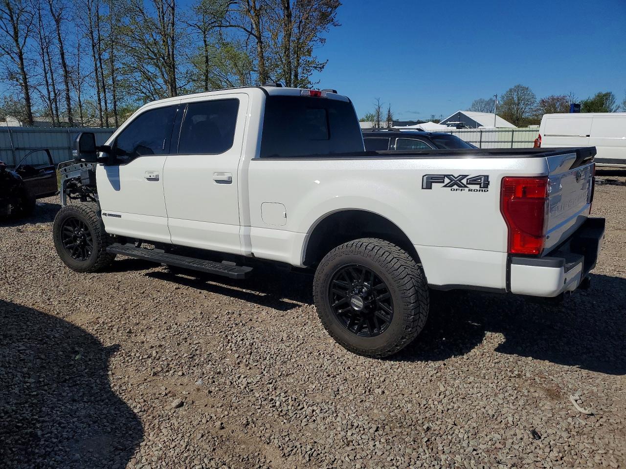 2022 Ford F250 Super Duty White vin: 1FT7W2BT1NEE98767