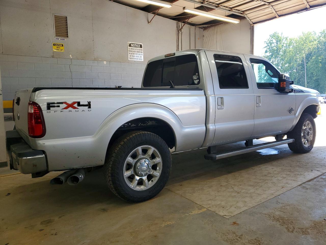 2011 Ford F250 Super Duty Silver vin: 1FT7W2BT2BEA01818
