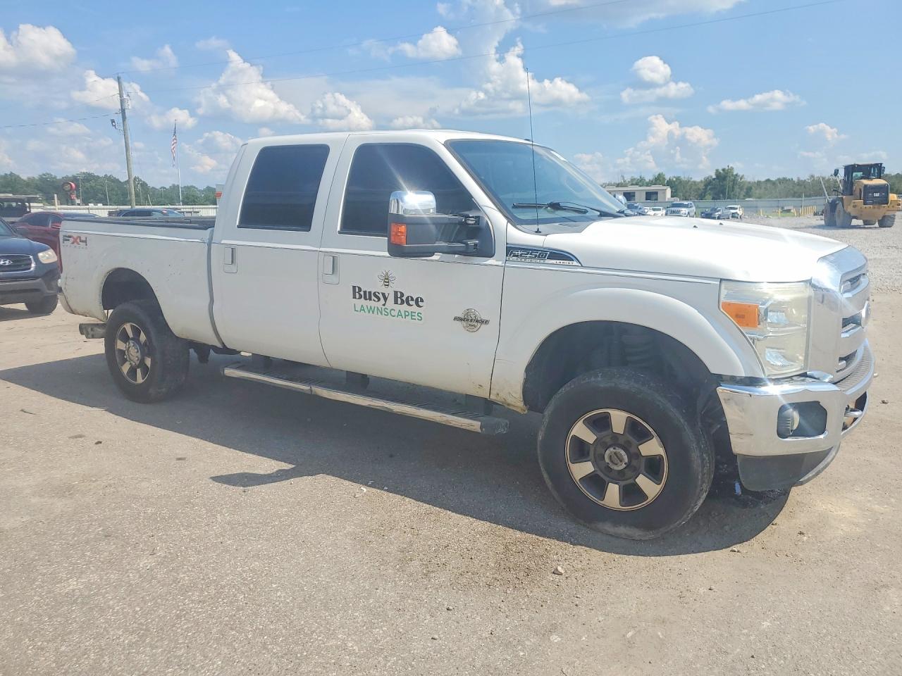 2011 Ford F250 Super Duty White vin: 1FT7W2BT2BEB30187