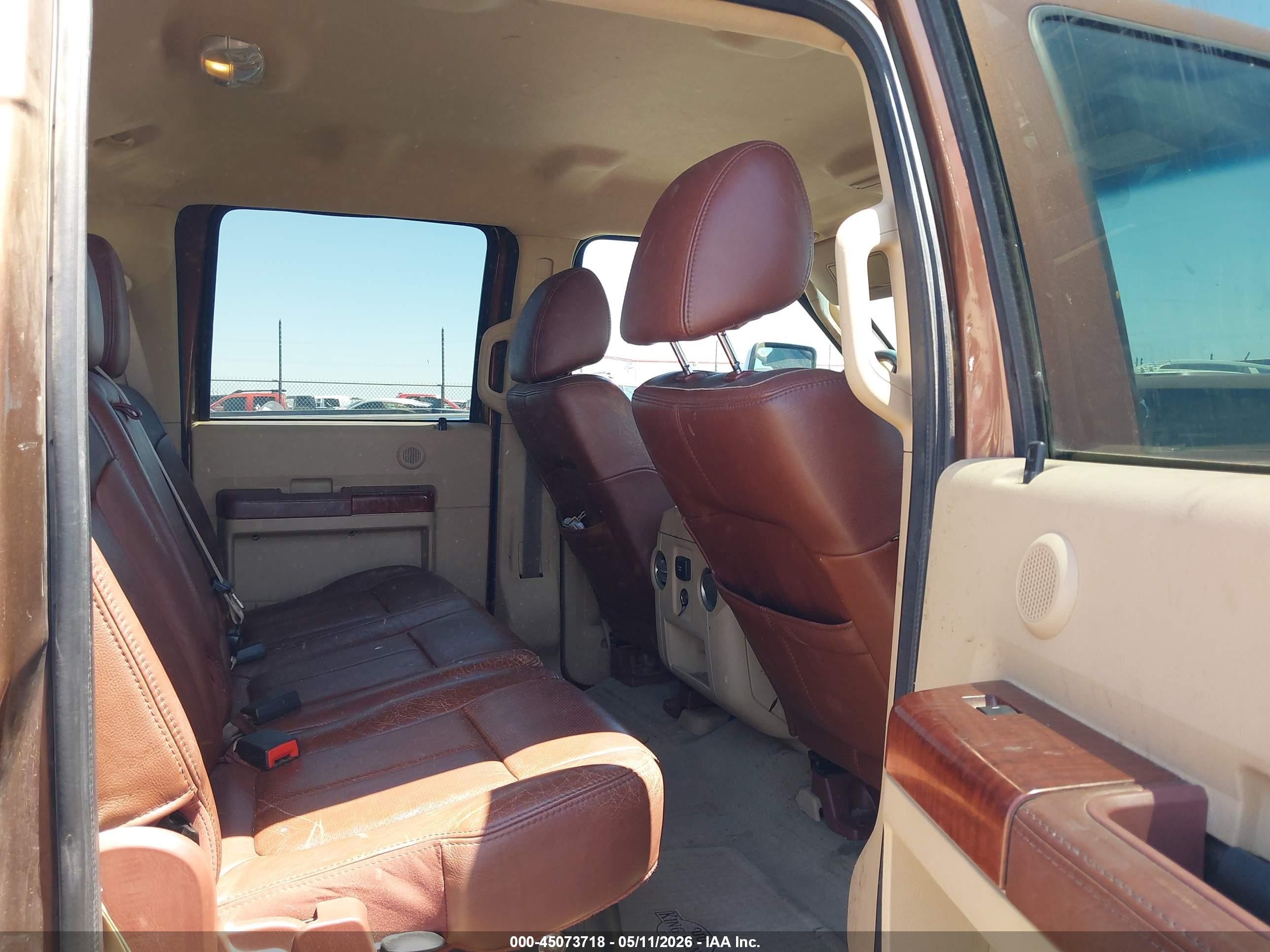 2011 Ford F-250 Lariat Brown vin: 1FT7W2BT2BEB38239