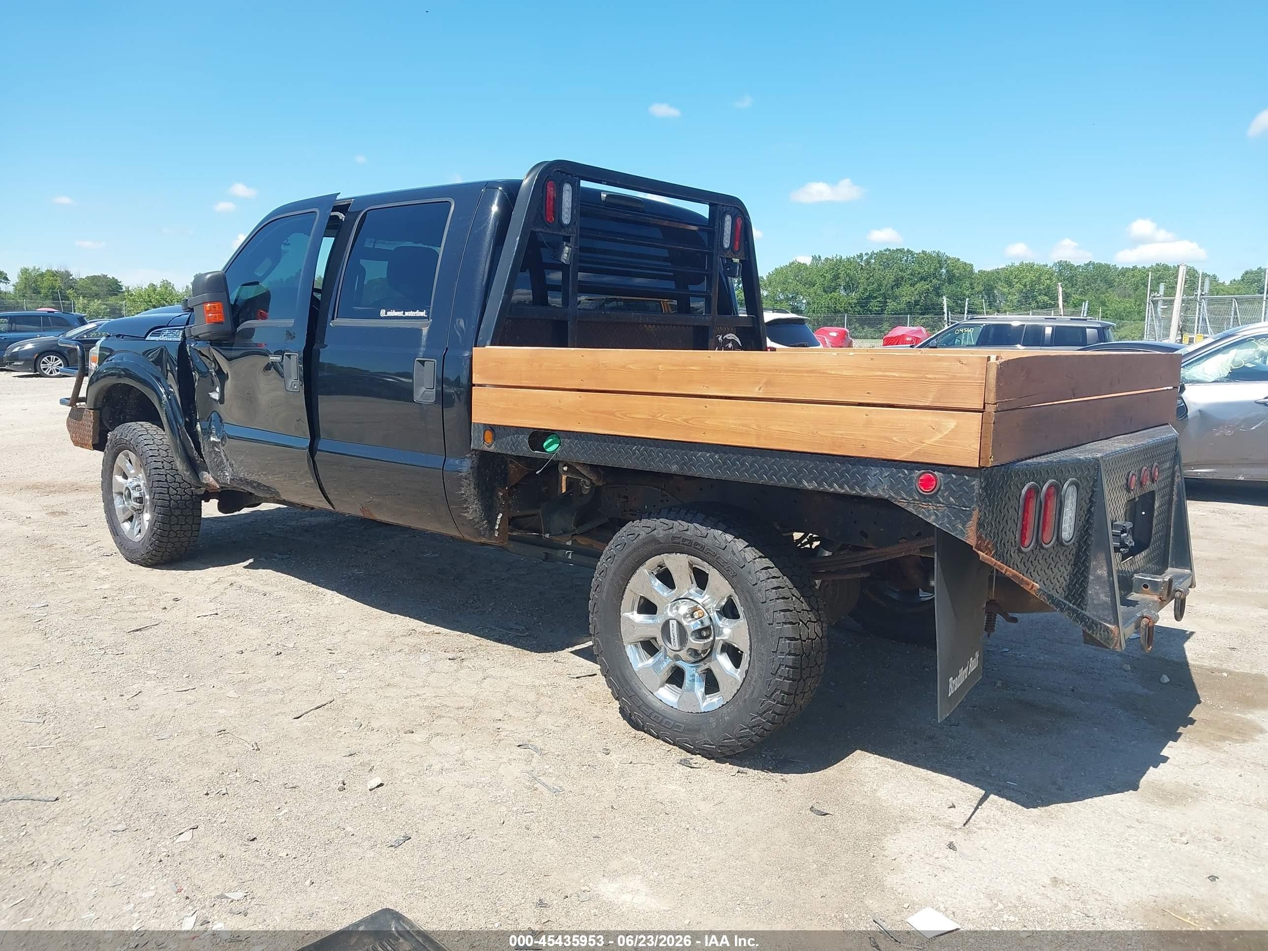 2011 Ford Super Duty F-250 Srw Xlt Black vin: 1FT7W2BT2BEB48981