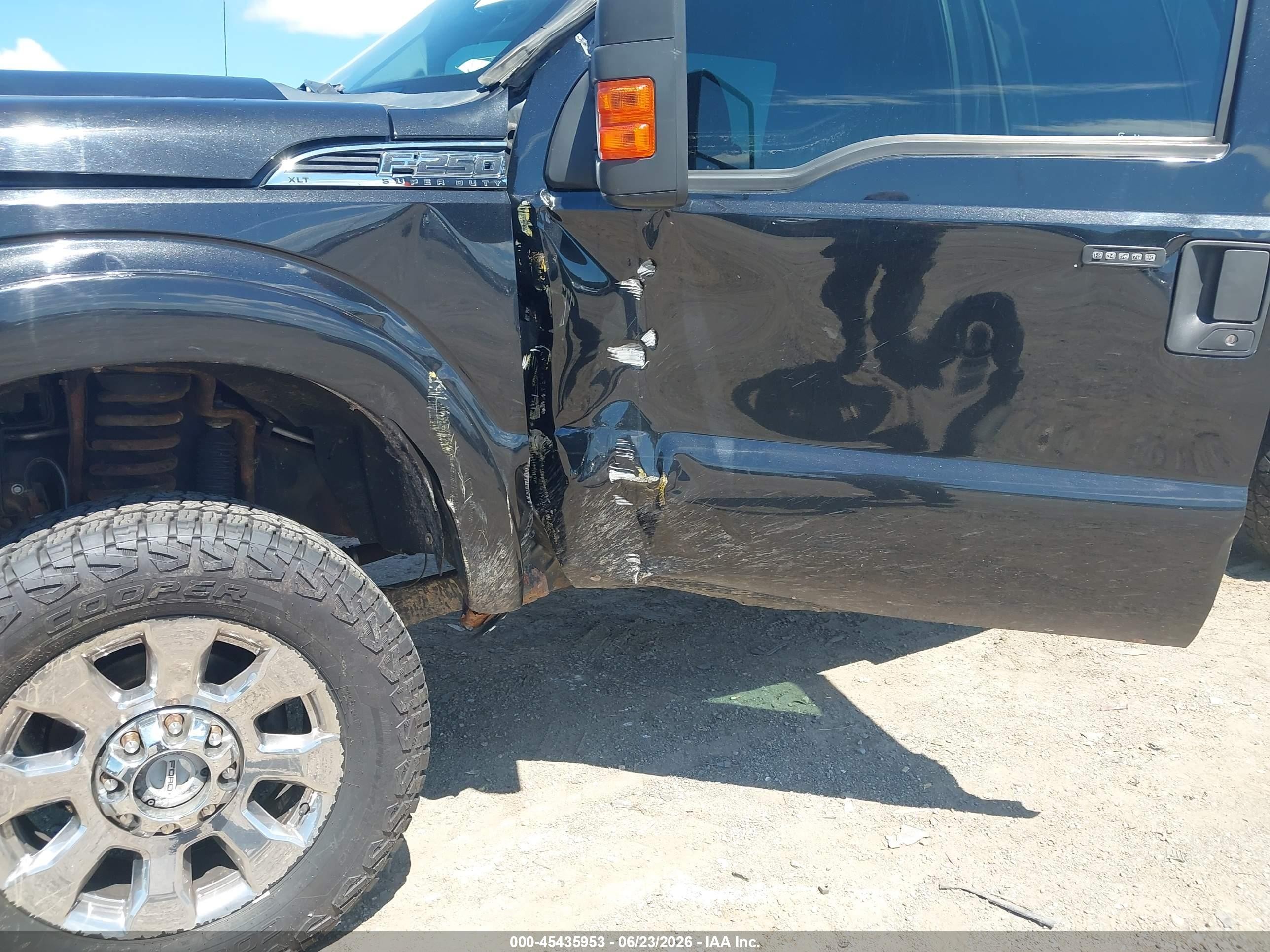 2011 Ford Super Duty F-250 Srw Xlt Black vin: 1FT7W2BT2BEB48981