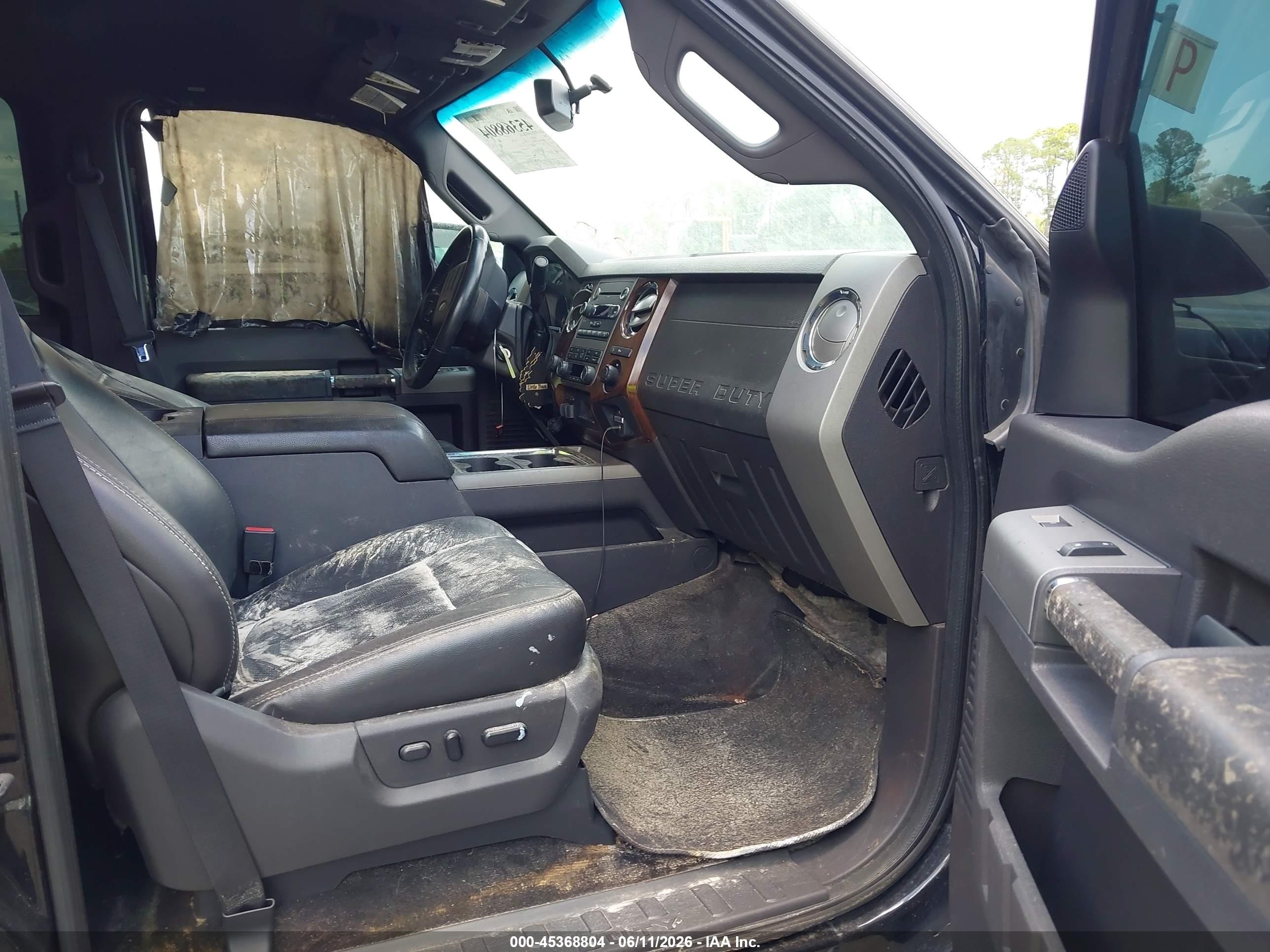 2012 Ford F-250 Lariat Black vin: 1FT7W2BT2CEA50308