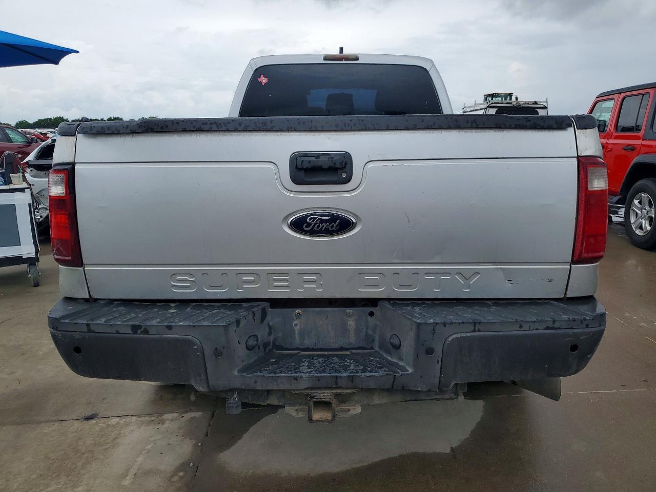 2012 Ford F250 Super Duty Silver vin: 1FT7W2BT2CEA66198