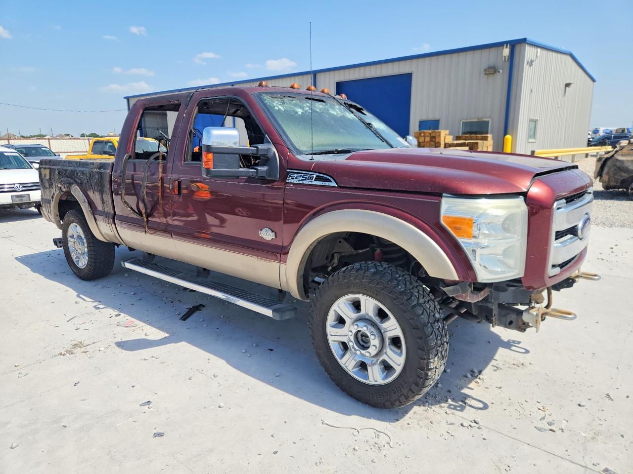 2012 Ford F250 Super Duty Burgundy vin: 1FT7W2BT2CEB20678