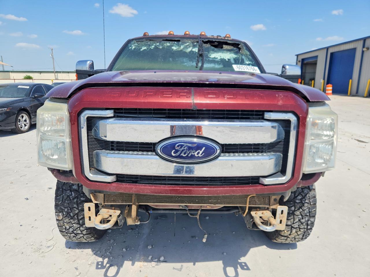 2012 Ford F250 Super Duty Burgundy vin: 1FT7W2BT2CEB20678