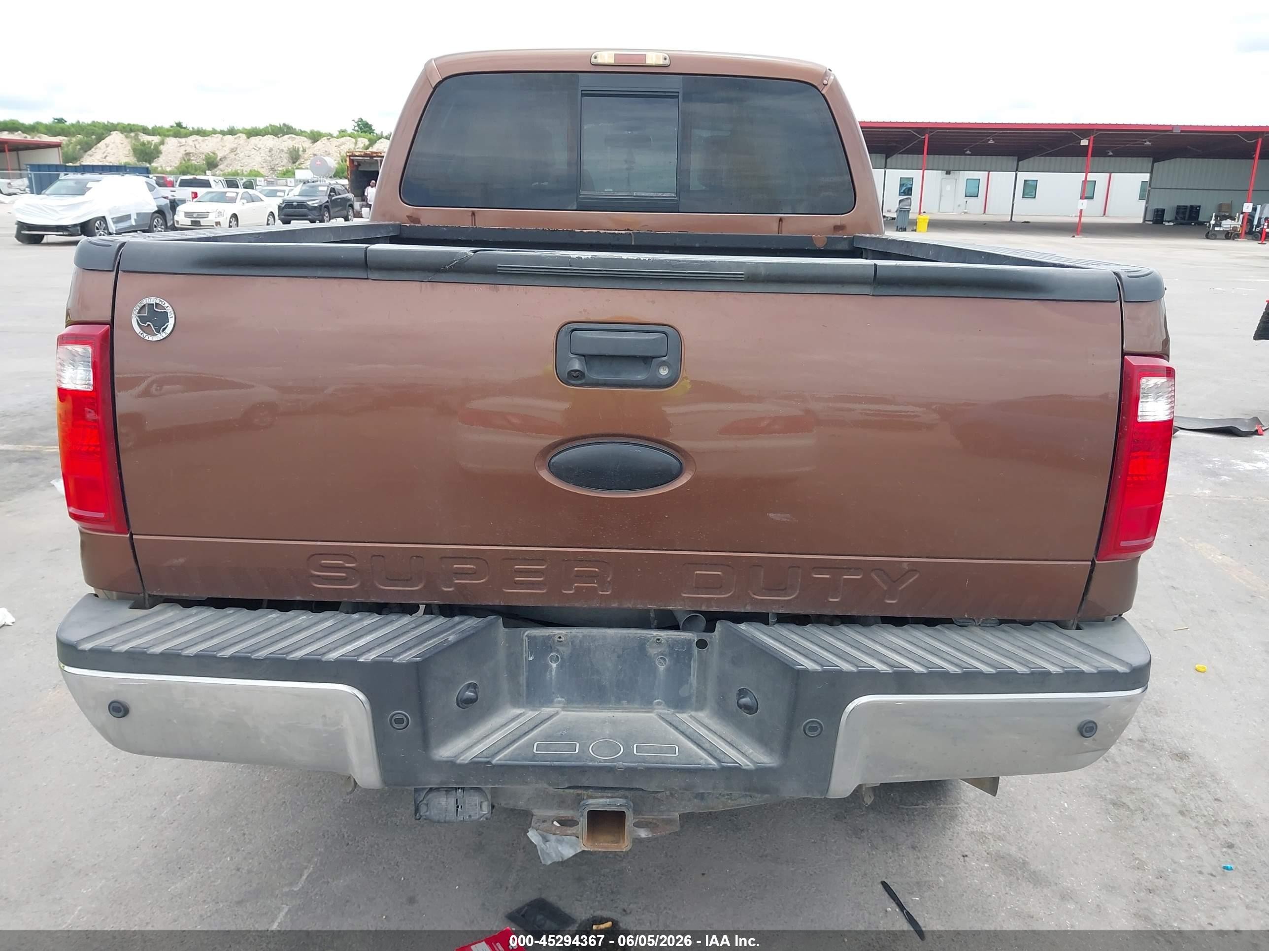 2012 Ford F-250 Lariat Brown vin: 1FT7W2BT2CEB92318